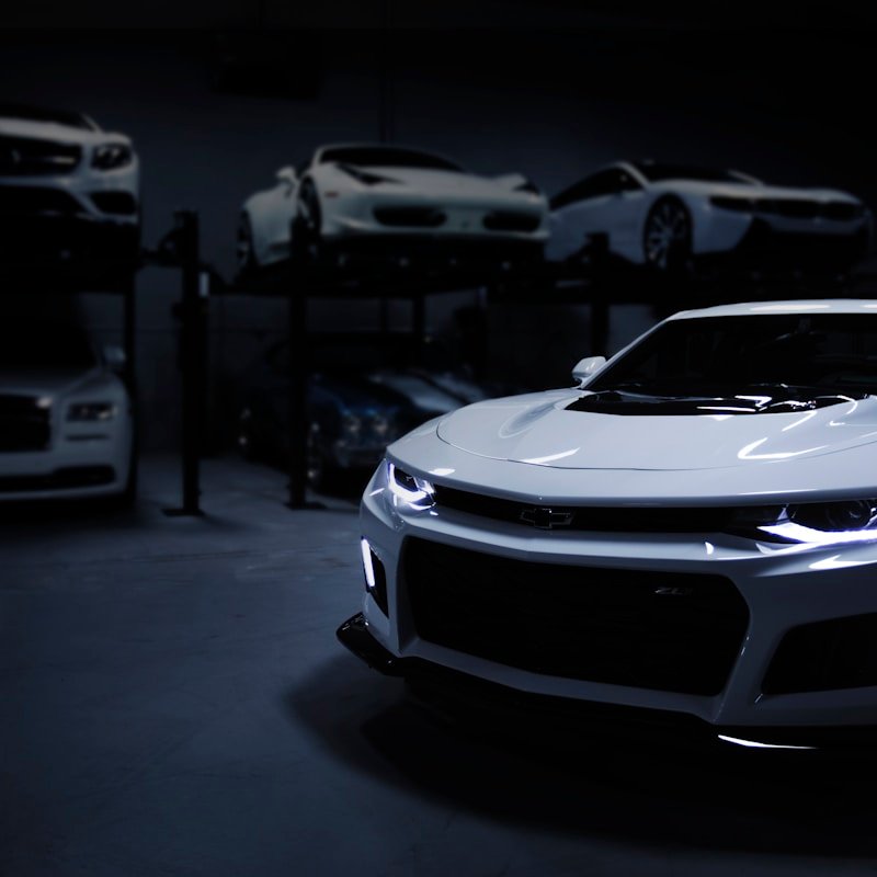 Sports car with premium finish